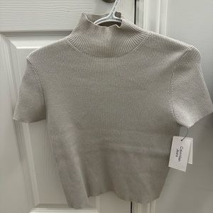 Calvin Klein mock neck